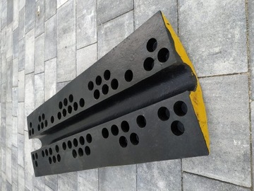 Большой 1-канальный кабельный пандус, защита кабеля