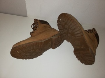 Skórzane buty firmy Timberland Waterproof. Rozmiar 39,5.