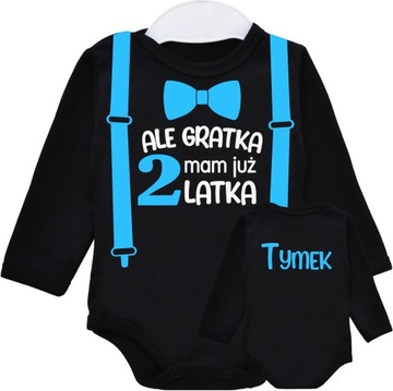 Body URODZINY ALE GRATKA MAM 2 LATKA IMIĘ r. 92