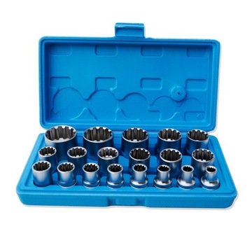 NASADKI DWUNASTOKĄTNE SPLINE 12-KĄT. 8-32 mm 19el.