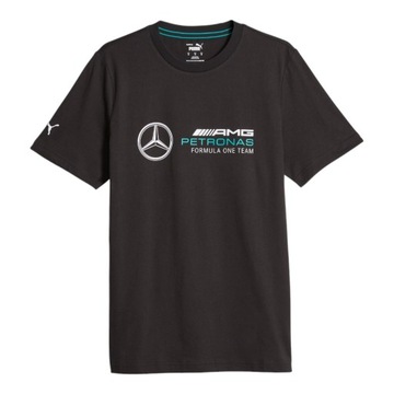 PUMA KOSZULKA MĘSKA T-SHIRT MAPF1 ESS LOGO TEE CZARNA r.L