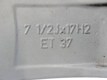 4× DISK HLINÍK MERCEDES-BENZ OE A2034011802 7.5" X 17" 5X112 ET 37