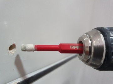 АЛМАЗНАЯ СВЕРЛО СВЕРЛО 6 мм для плитки PORKEY ШЕСТИГРАННАЯ КРОНОЧНАЯ ПИЛА