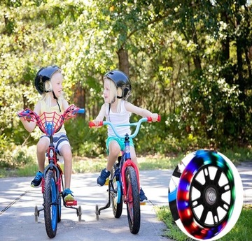 РЕГУЛИРУЕМЫЕ БОКОВЫЕ ПОДДЕРЖИВАЮЩИЕ КОЛЕСА 12–20 ДЮЙМОВ С ЧЕРНЫМ СВЕТОДИОДОМ