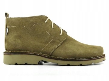 TRZEWIKI BUTY ZAMSZOWE CIELAKI HELIOS 821 WELUR OLIWKA 44