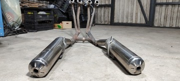 SUZUKI GSXF 600 750 TŁUMIKI JAMA WYDECHY KOLEKTOR WYDECHOWY KOLEKTORY