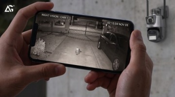 ВНЕШНЯЯ КАМЕРА WIFI ДВА ОБЪЕКТИВА ПРИЛОЖЕНИЕ PC/ANDROID/IPHONE + КАБЕЛЬ 5М