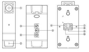 Домофон на 2 семьи ОРНО ОР-ДОМ-АТ-930/W