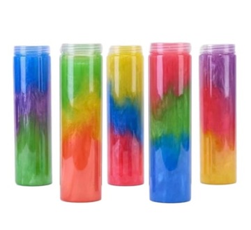 MASA PLASTYCZNA SLIME GLUT TĘCZOWA PŁYNNA PLASTELINA BROKAT SUPER KOLORY!
