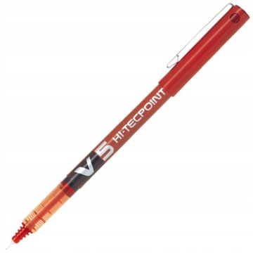 CIENKOPIS ULTRACIENKI KULKOWY - PILOT V5 HI-TECPOINT 0,5 - CZERWONY