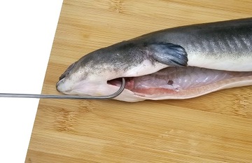 H-329 hak do wędzenia węgorzy długość 32cm wędzarniczy 4 ostrza polski hak