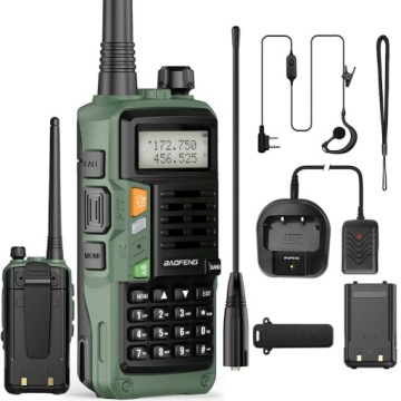10W UV-S9 PLUS KRÓTKOFALÓWKA UHF VHF Z FUNKCJĄ ALARMOWĄ