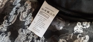 247. KappAhl jedwabna bluzka kimonowa szaro czarne wzory r 34-40