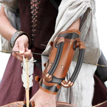 Нарукавная повязка из искусственной кожи в стиле стимпанк