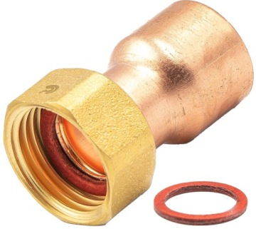 PÓŁŚRUBUNEK PŁASKI DO LUTOWANIA MIEDZI PROSTY 15 x 1/2