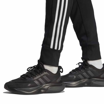 ADIDAS 3-ПОЛОСКИ HA4337 МУЖСКИЕ СПОРТИВНЫЕ БРЮКИ, ЧЕРНЫЙ ХЛОПОК, 3 ПОЛОСКИ
