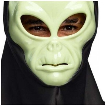 Маска пришельца, костюм пришельца на Хэллоуин, костюм с капюшоном