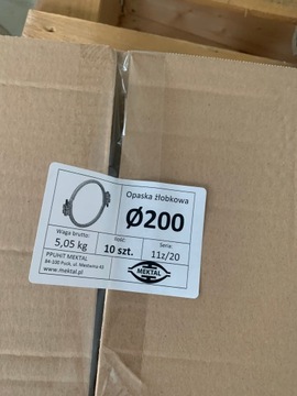 Opaska łącząca OPZ-F 200 10szt MEKTAL