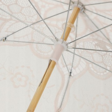 KORONKOWY HAFTOWANY PARASOL PRZECIWSŁONECZNY61CM