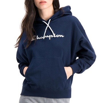 Bluza Damska Champion 112638BS538 HOODED Niebieska L