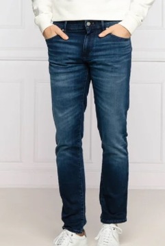 HUGO BOSS ORANGE SPODNIE JEANSY CHARLESTON EXTRA SLIM FIT 31/32 JAK NOWE