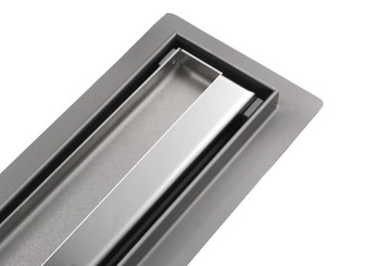 LUXDRAIN STR ODPŁYW LINIOWY 100 CM POLEROWANY OBRACALNY ++SUCHY SYFON