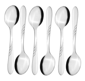 ŁYŻECZKI ŁYŻECZKA DO HERBATY 14cm kpl 6 SZT