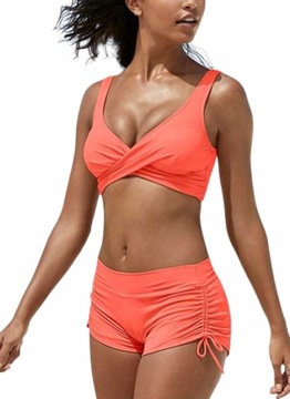 STRÓJ KĄPIELOWY DWUCZĘSCIOWY BIKINI WIĄZANIE,3XXS