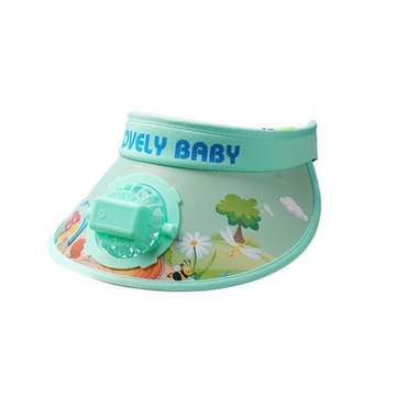 Sun Visor Hat with Fan Casual Sun Hat