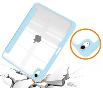 ПРОЗРАЧНЫЙ ЧЕХОЛ ДЛЯ APPLE IPAD GEN 10 A2757 10.9 СИНИЙ