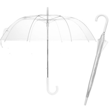 Xxl зонт прозрачный прозрачный зонтик