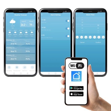 МЕТЕОСТАНЦИЯ METEO SP401 WIFI С ПРОГНОЗОМ ПОГОДЫ НА 4 ДНЯ