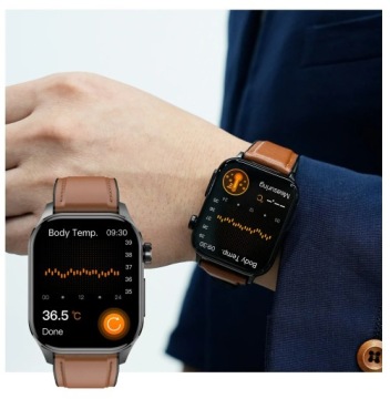 SMARTWATCH WATCH Говорящий ЭКГ Глюкоза кровяное давление монитор AMOLED ПУЛЬСОМЕТР