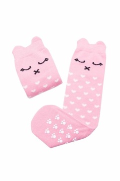 Гольфы Mama's Feet Розовый кот 5-6 лет