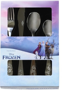 ZESTAW SZTUĆCE DZIECIĘCE FROZEN DISNEY KRAINA LODU