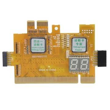 Настольная диагностическая карта PCI PCIE 2LPC 4-в-1