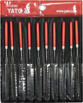 НАБОР НАПИЛЬНИКОВ YATO, 3X140X65 ММ, 10 ШТ.