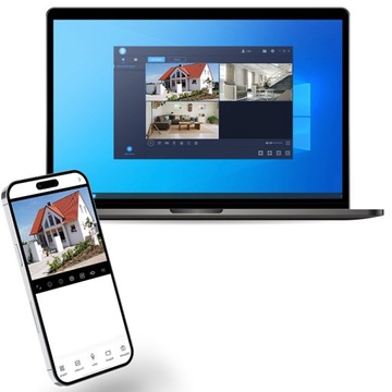 WIFI КАМЕРА ВРАЩАЮЩАЯСЯ НАРУЖНАЯ КАМЕРА 5 Мп 2K ЗУМ ОБНАРУЖЕНИЕ УВЕДОМЛЕНИЙ