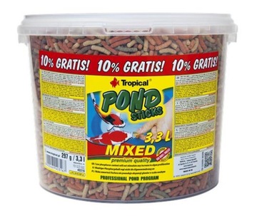 Tropical KOI POND STICKS MIXED, ведро 3,3 л
