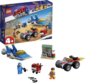 LEGO MOVIE PRZYGODA 70821 WARSZTAT EMMETA I BENKA NOWE PL