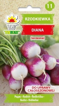 Rzodkiewka DIANA (wczesna) 5g TORAF