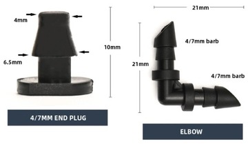 НАБОР КАПЕЛЬНОГО орошения ДЛЯ АВТОМАТИЧЕСКОЙ СИСТЕМЫ РАСТЕНИЙ 103 шт. 20 м #007