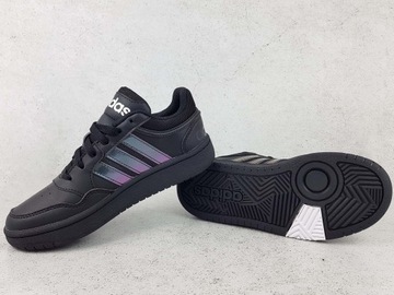 ADIDAS HOOPS 3.0 K GZ9671 BUTY DAMSKIE TRAMPKI CZARNE