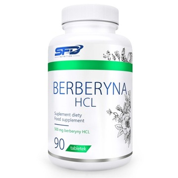 SFD BERBERYNA HCL ekstrakt 500mg METABOLIZM CUKIER