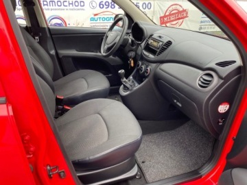 Hyundai i10 I Hatchback Facelifting 1.1 SOHC 69KM 2012 Hyundai i10 KLIMATYZACJA RADIOODTWARZACZ ALUFELGI SERWISOWANY GWARANCJA 1.1, zdjęcie 7