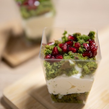 КОНТЕЙНЕРЫ ДЛЯ ДЕСЕРТОВ 150мл 24 шт. Стаканчик для закусок КВАДРАТНЫЙ.