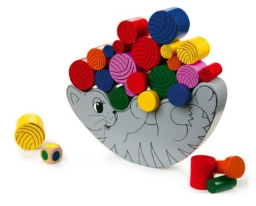 Gra zręcznościowa Balansujący kotek drewniany Small Foot