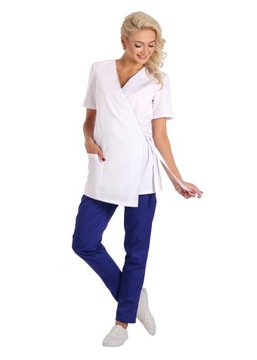 Косметический фартук, комплект кимоно + джинсы скинни, XS/S