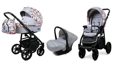 BabyLux Wózek 3w1 dziecięcy spacerówka COLORLUX