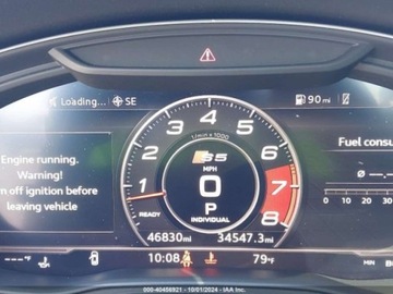 Audi A5 F5 S5 Coupe 3.0 TFSI 354KM 2018 Audi S5 Coupe 2018r., 3.0L, Coupe, od ubezpieczalni 3.0 Benzyna 354KM, zdjęcie 10